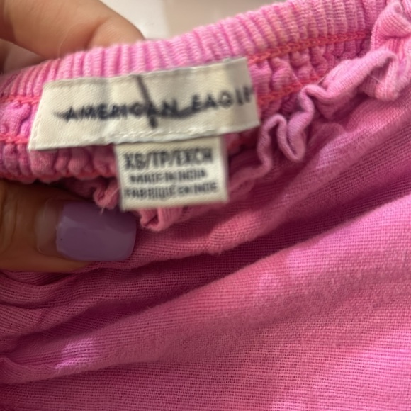 Retired AE RARE Pink Tube Top - Picture 3 of 3